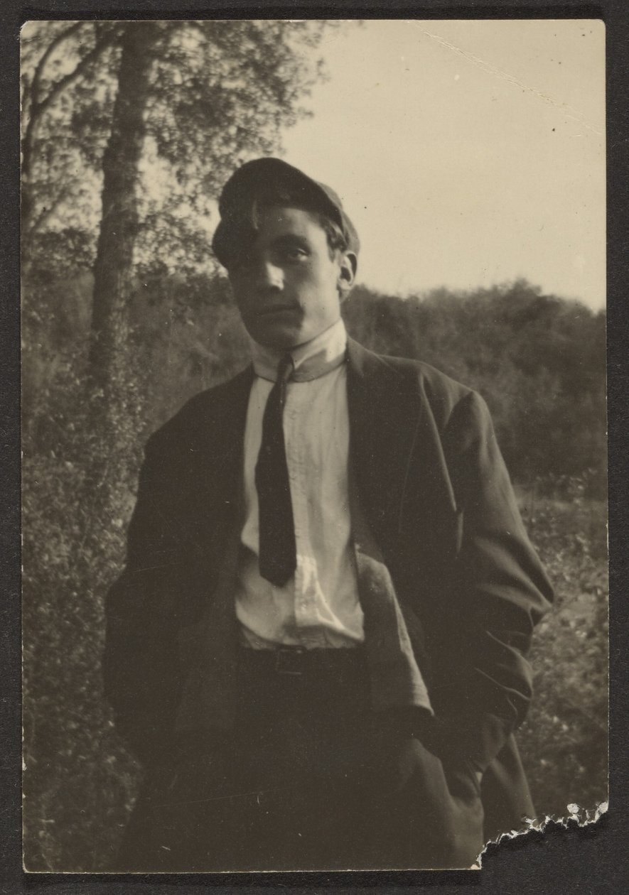 [Junger Mann im Feld] von Louis Fleckenstein