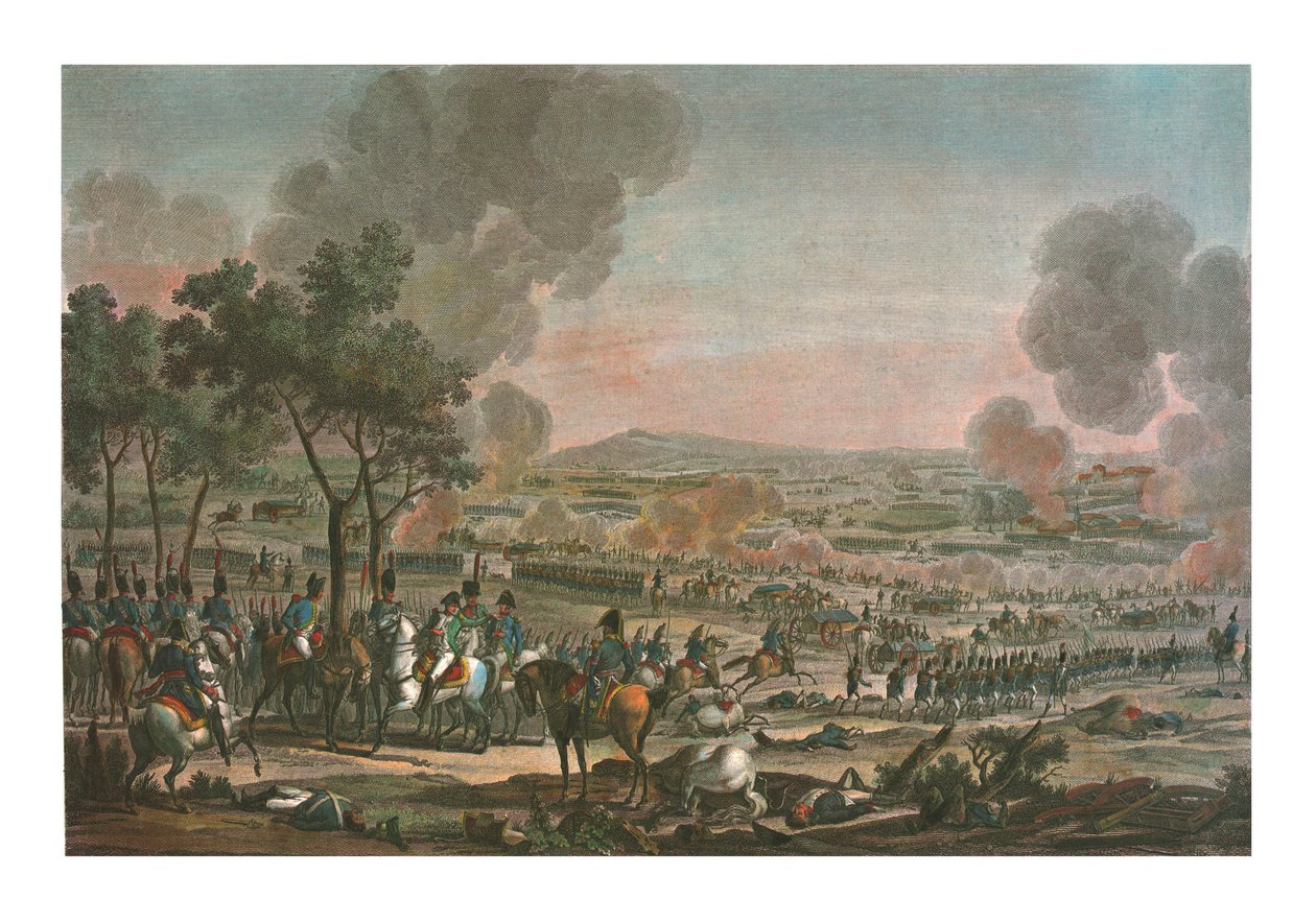 Schlacht bei Wagram, 7. Juli 1809, ca. 1850 von Louis Francois Mariage