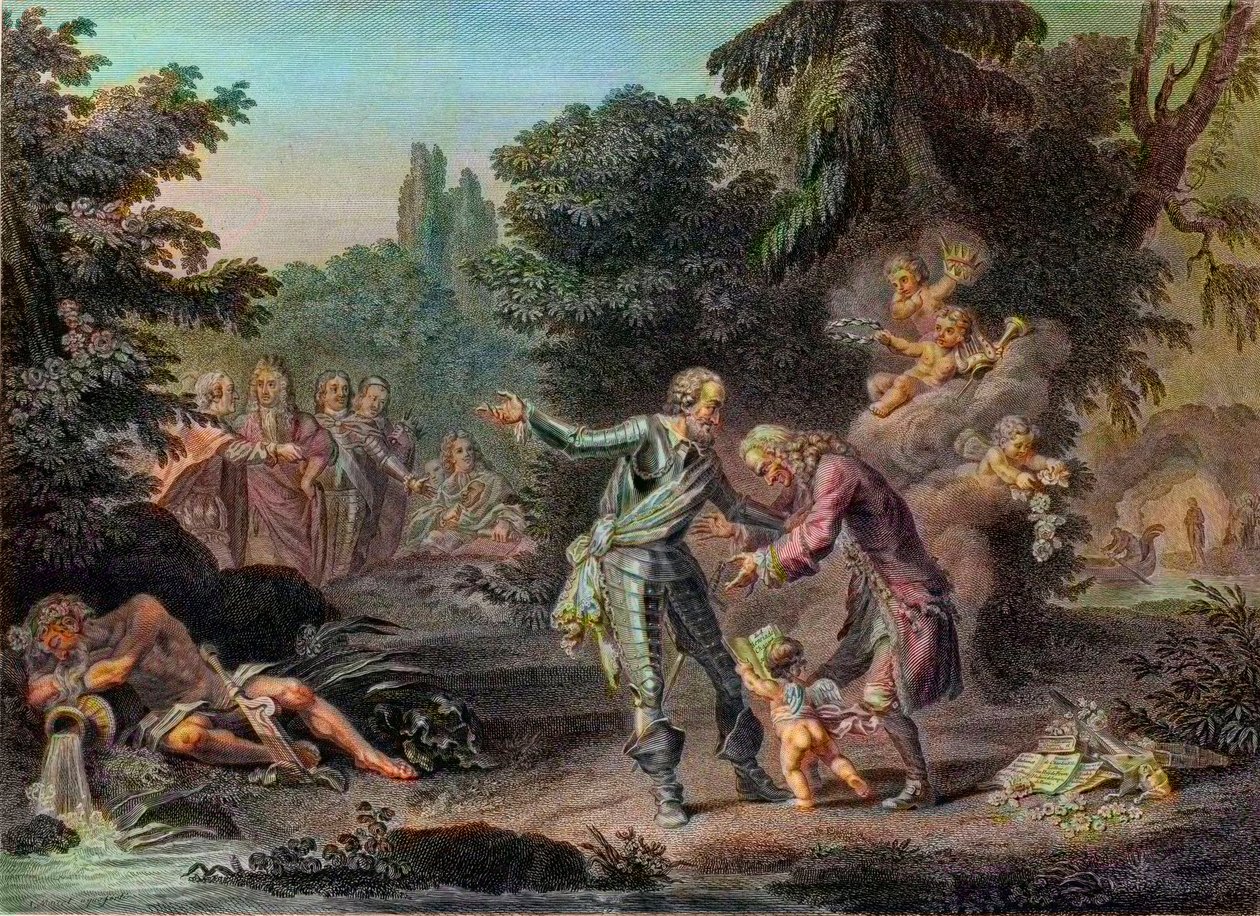 Voltaire (François Marie Arouet) von Louis François Sebastien Fauvel