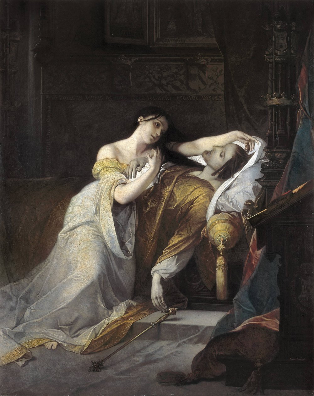 Johanna I. von Kastilien genannt Johanna die Wahnsinnige (Juana la loca), Ehefrau von Philipp von Habsburg von Louis Galue