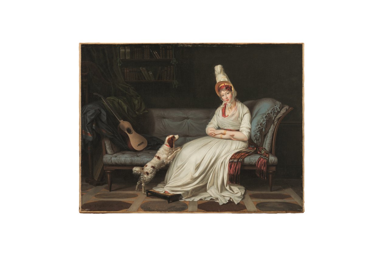 Porträt von Elizabeth, Lady Webster, später Lady Holland (1771-1845) von Louis Gauffier