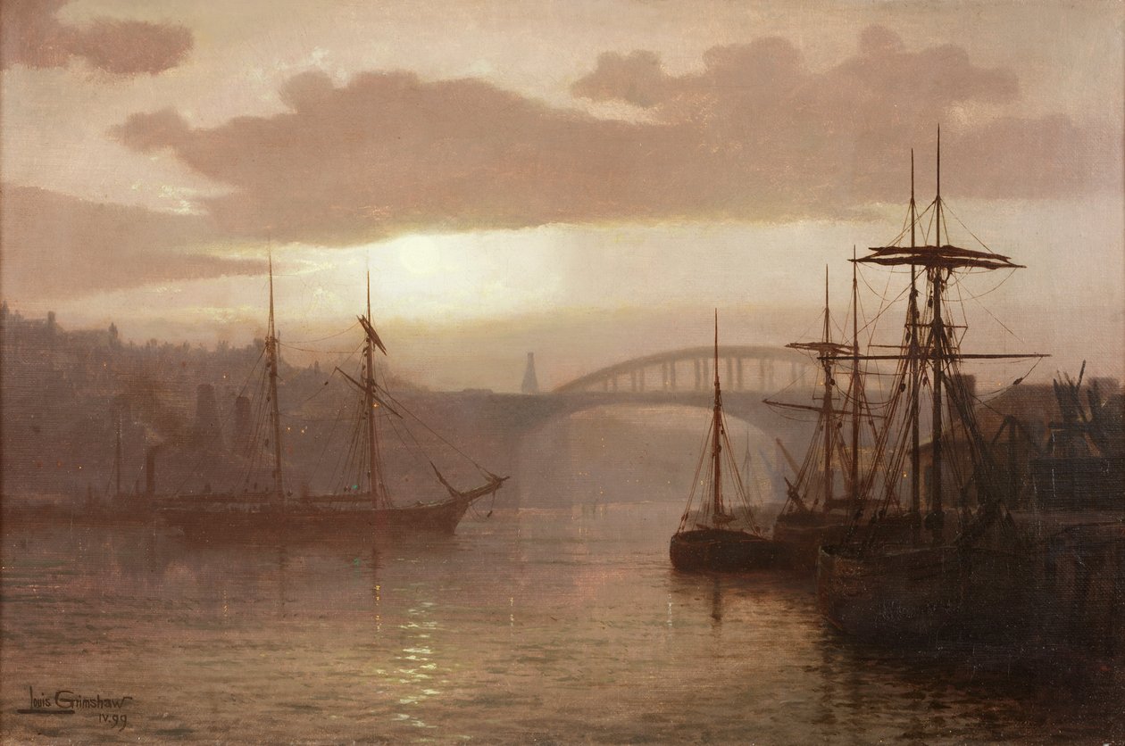 Sunderland Hafen, 1899 von Louis Grimshaw