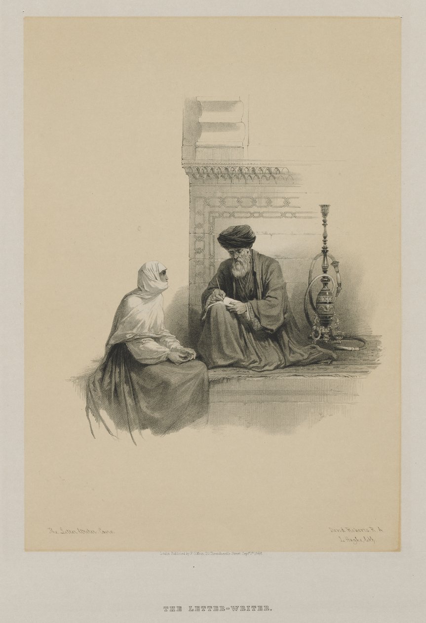 Ägypten und Nubien, Band III: Der Briefschreiber, Kairo von Louis Haghe