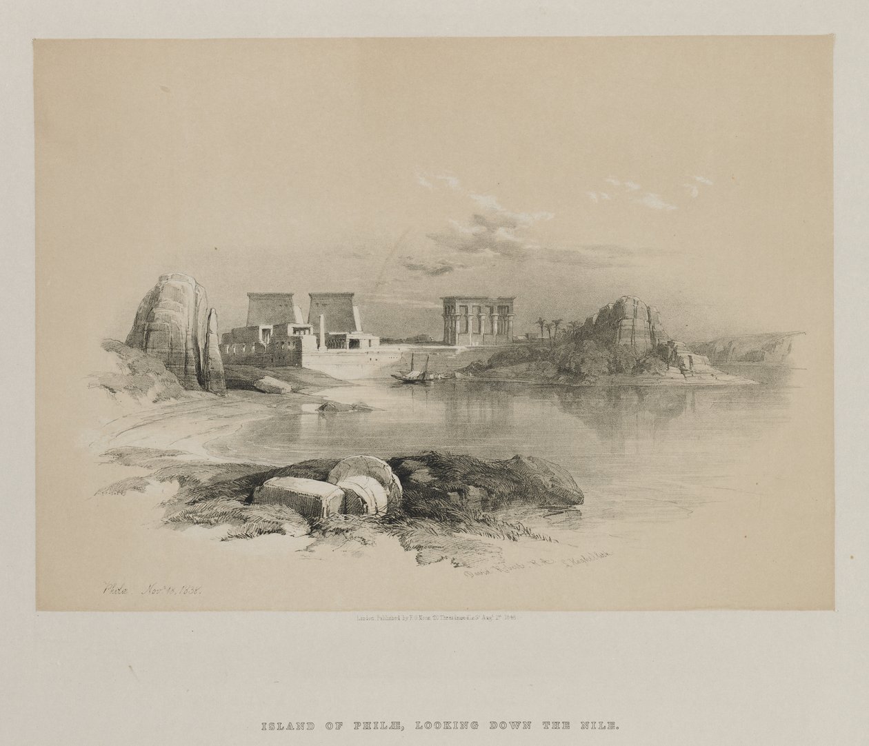 Ägypten und Nubien, Band II: Philae, 1848 von Louis Haghe