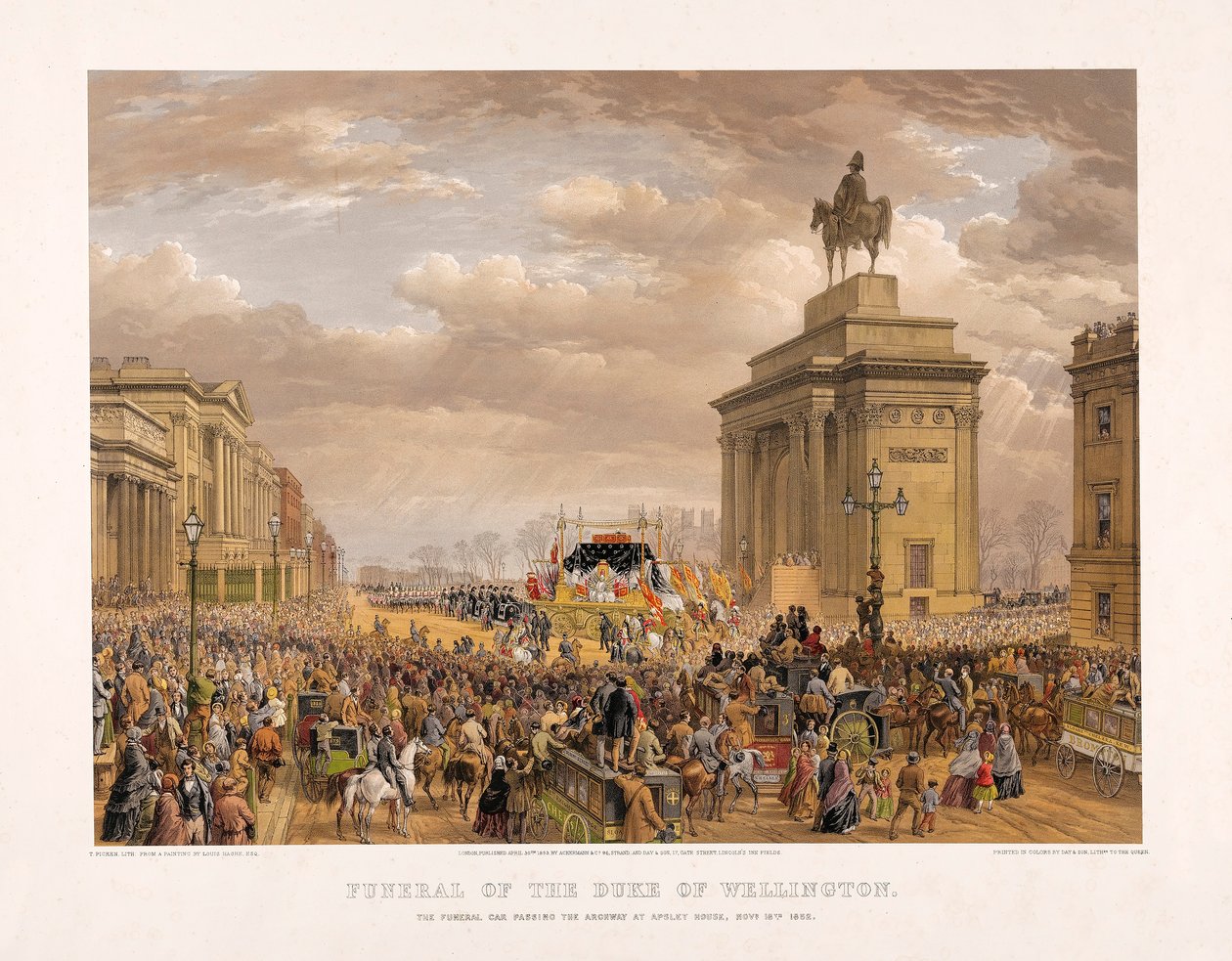 Beerdigung des Herzogs von Wellington, 18. November 1852 von Louis Haghe