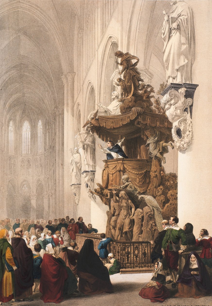 Kanzel in St. Gudule, Brüssel, Blatt 5 aus 