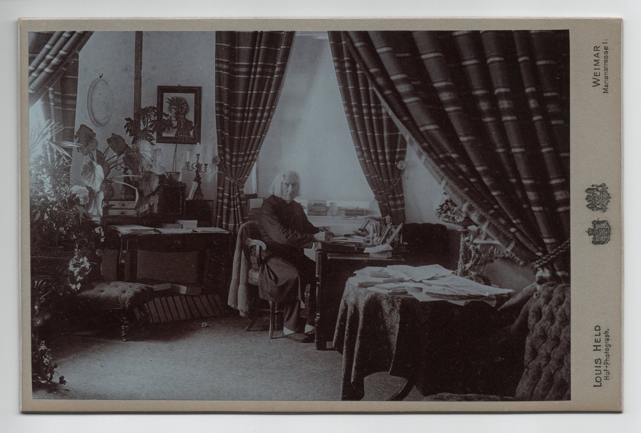 Franz Liszt (1811-1886) (1886, Fotografie) von Louis Held