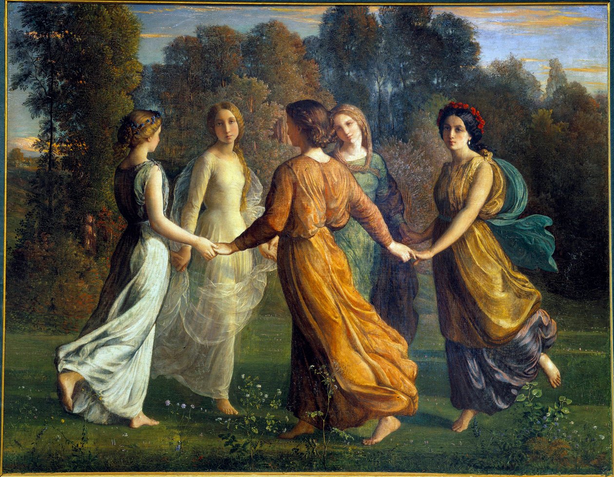 Das Gedicht der Seele; Sonnenstrahlen von Louis Janmot