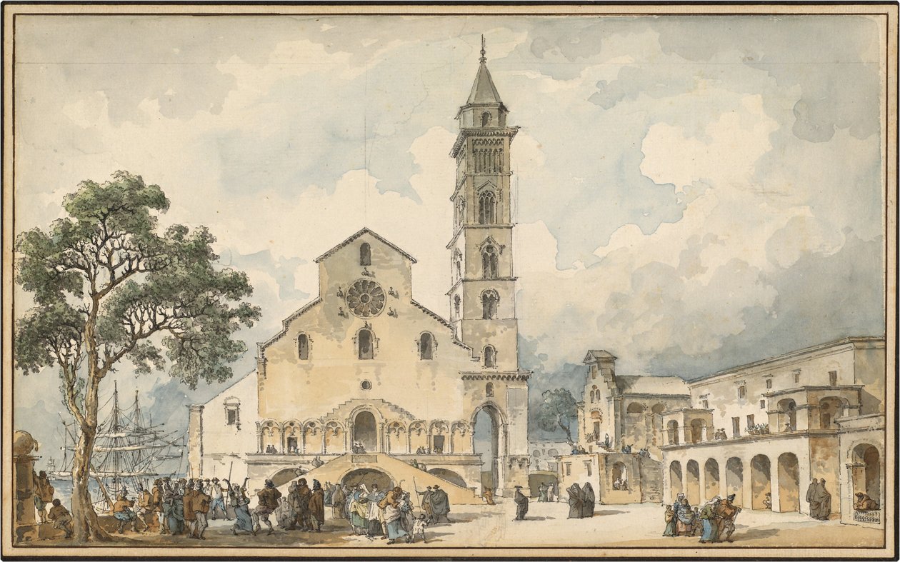 Die Kathedrale von Trani von Louis-Jean Desprez