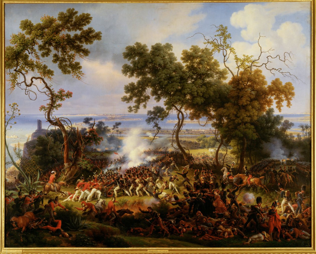 Schlacht von Chiclarra bei Cadiz am 5. Mai 1811 von Louis Lejeune