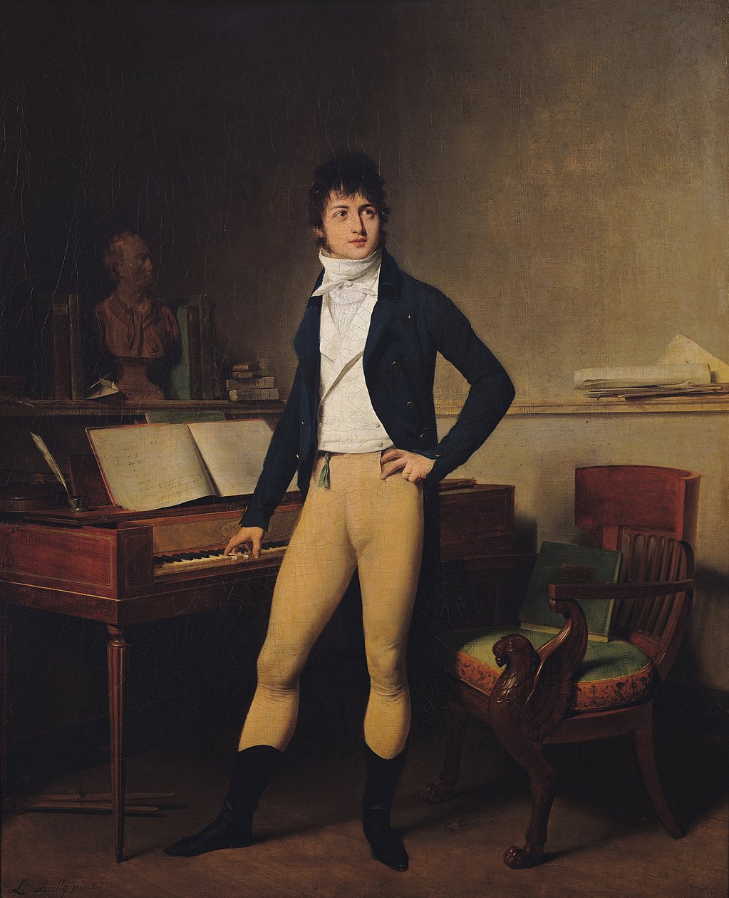 François Adrien Boieldieu (1755-1834) 1800 von Louis Leopold Boilly