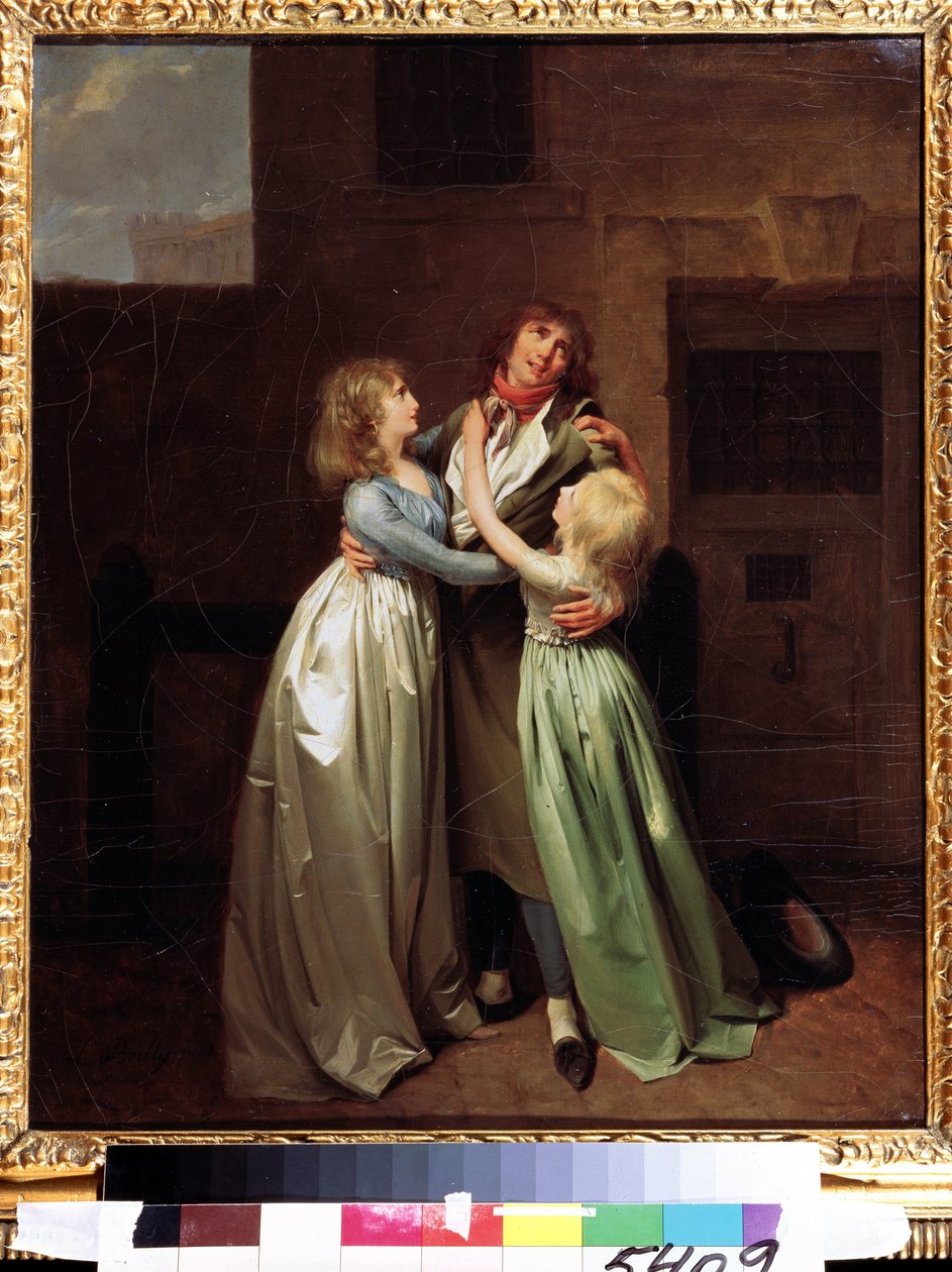 Der schmerzliche Abschied. Gemälde von Louis Leopold Boilly (1761-1845) ca. 1780. Puschkin-Museum, Moskau von Louis Leopold Boilly