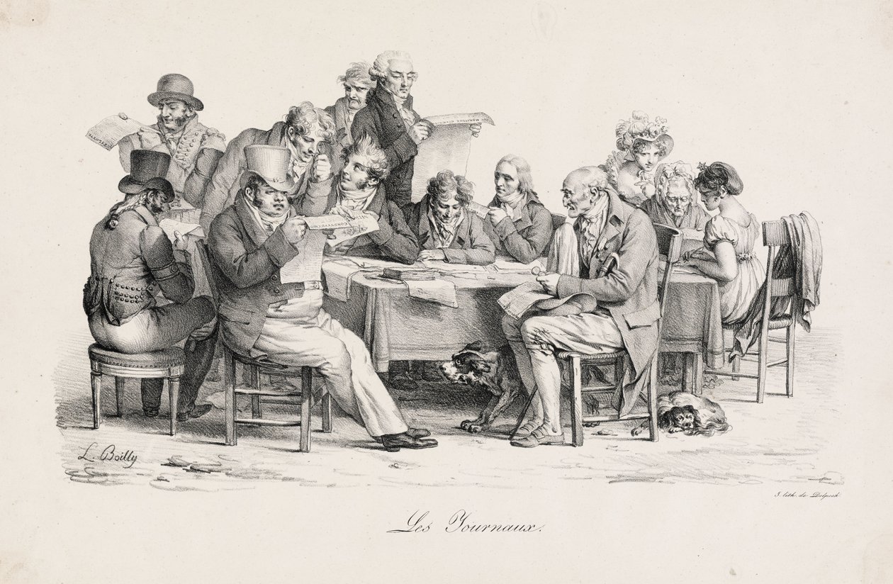 Die Zeitungen von Louis Leopold Boilly