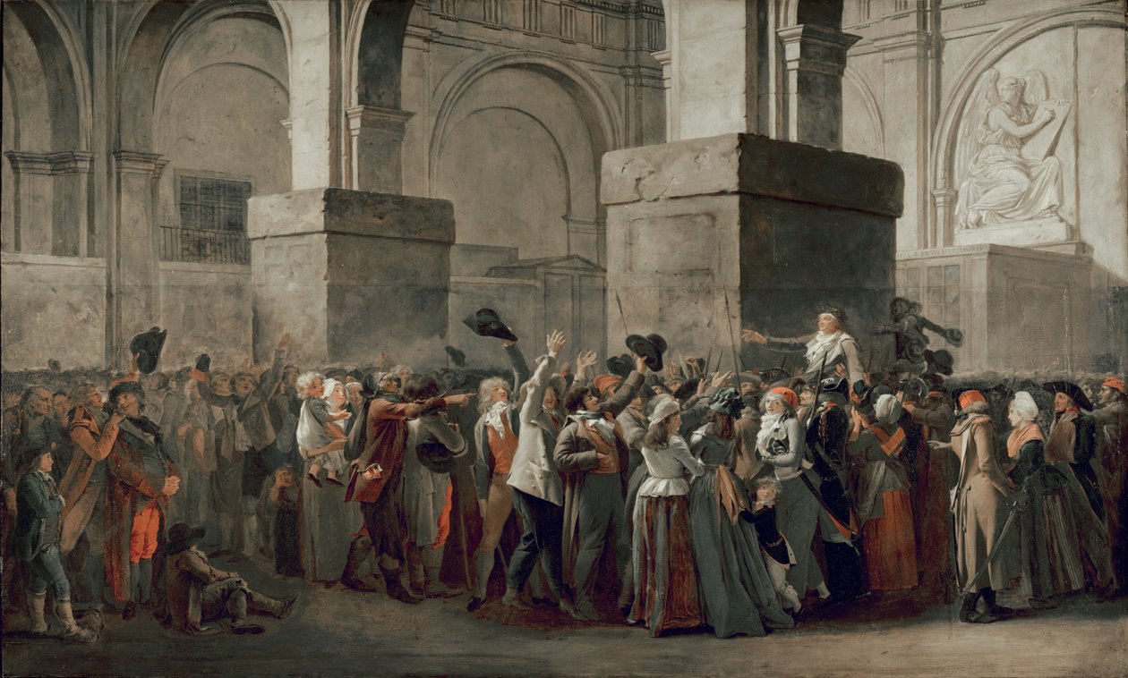 Der Triumph von Jean-Paul Marat von Louis Leopold Boilly
