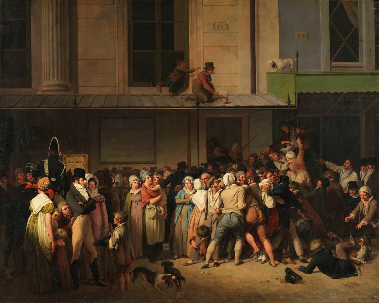 Der Eingang zum Théâtre de l