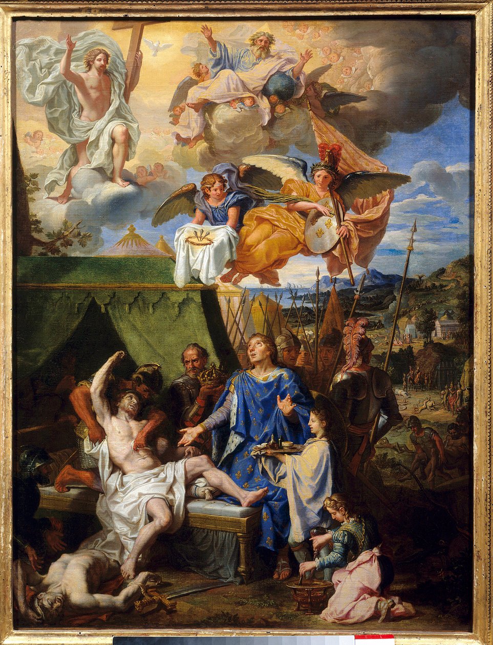 Thaumaturgie: König Ludwig IX. heilt die Skrofeln von Louis Licherie de Beurie
