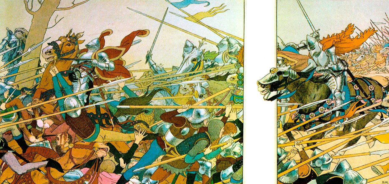 Illustration aus dem Buch La Vie de Jeanne d