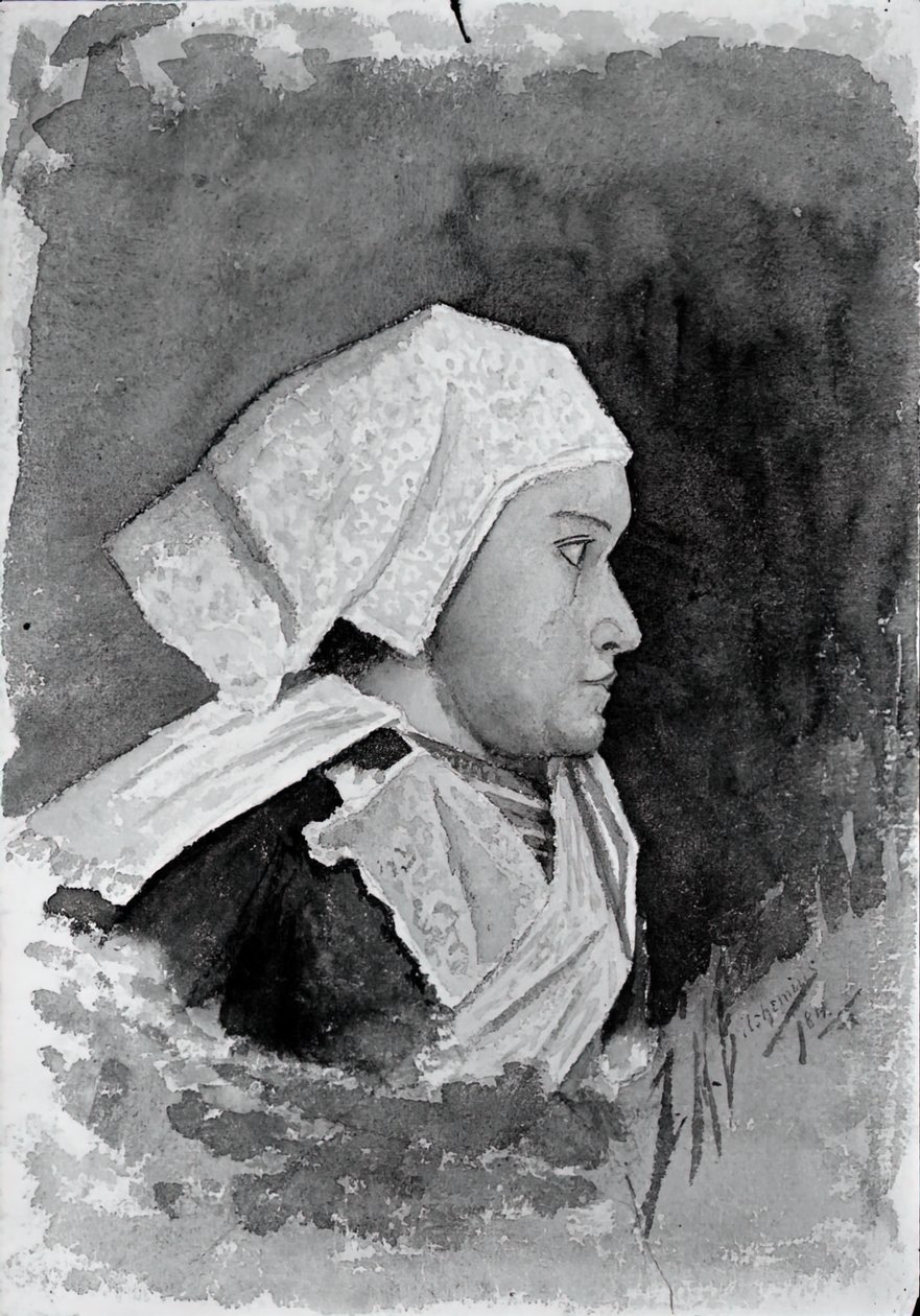 Bäuerin aus der Bretagne von Louis Michel Eilshemius