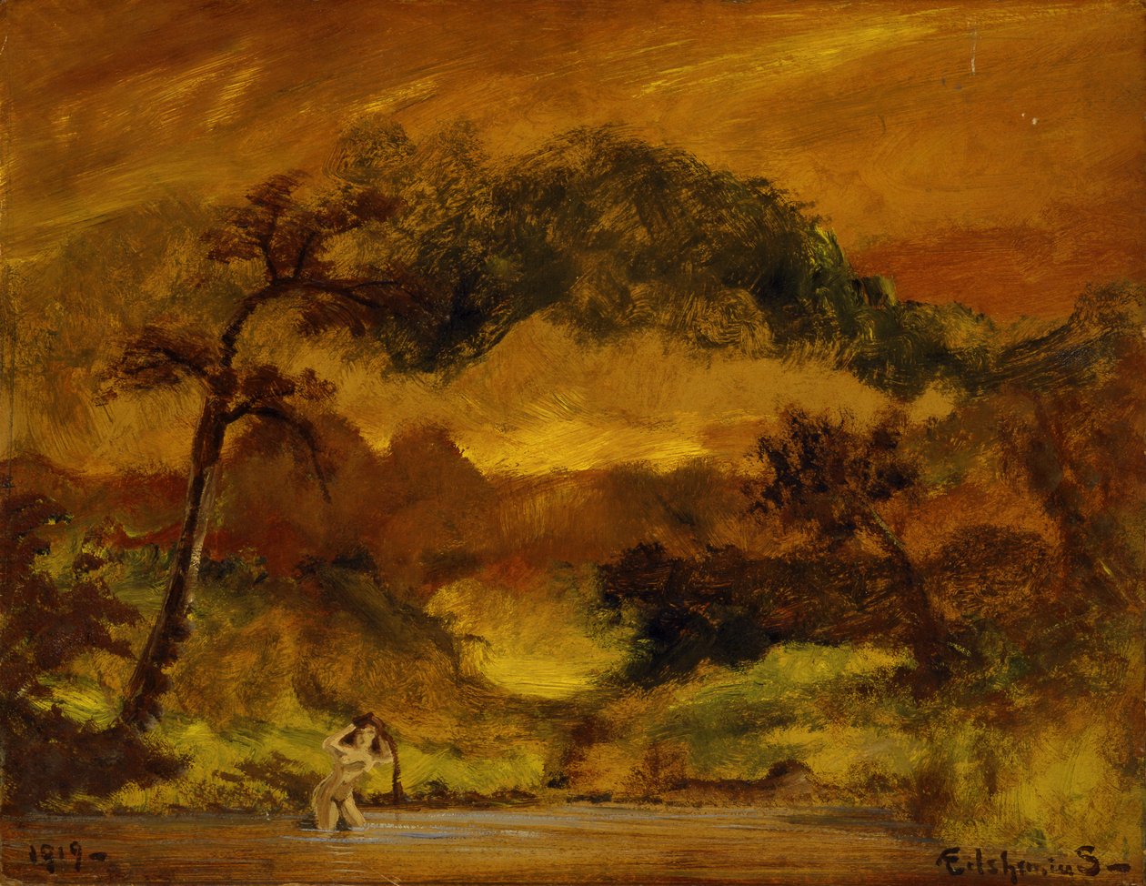 Überhängende Äste, 1919 von Louis Michel Eilshemius