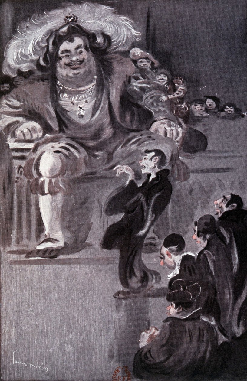 Gargantua - in „Gargantua“ von Rabelais, ill. von Louis Morin, ed. Laurens, Paris von Louis Morin