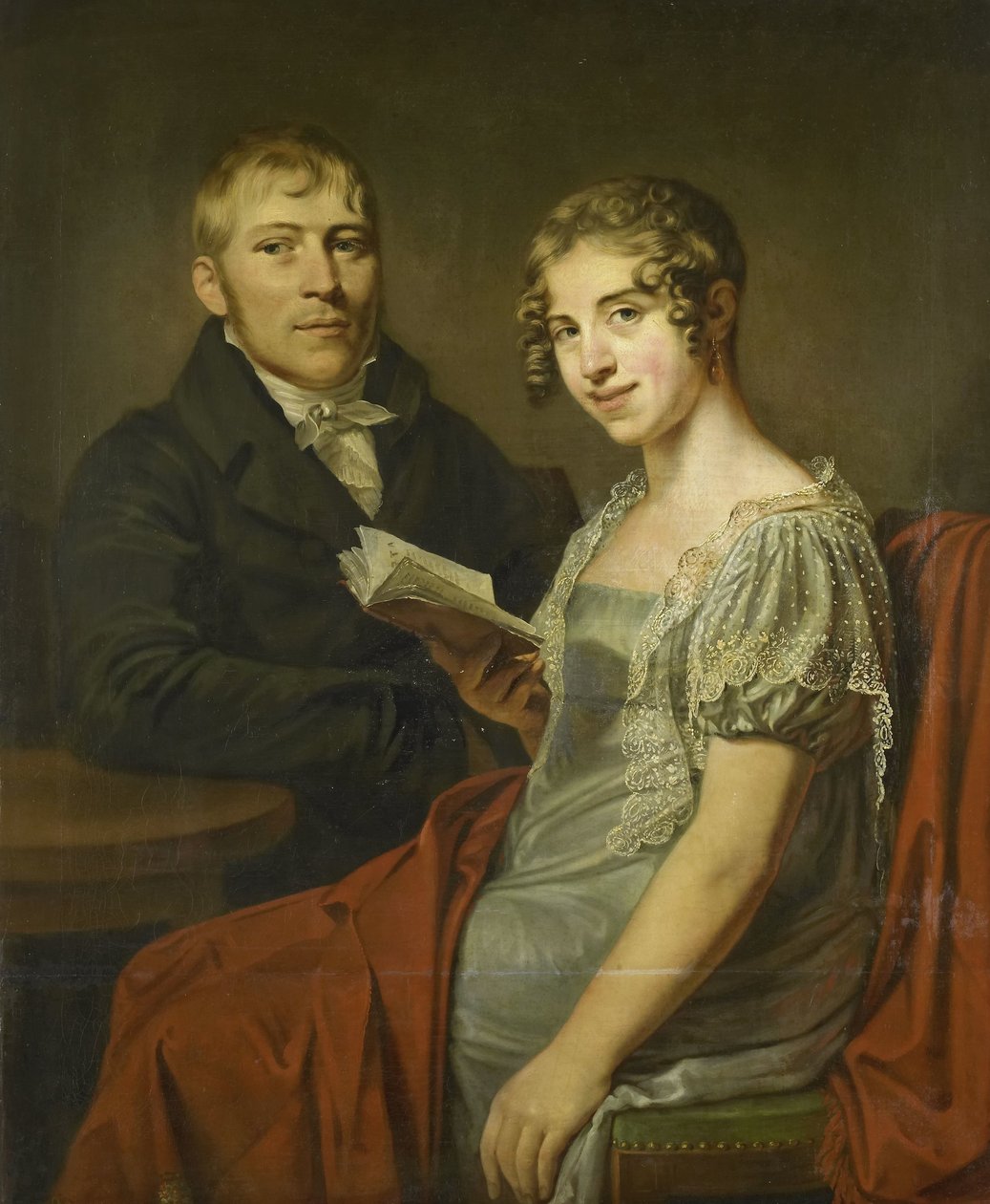 Hendrik Arend van den Brink (1783-1852) und seine Frau Lucretia Johanna van de Poll (1790-1850) von Louis Moritz