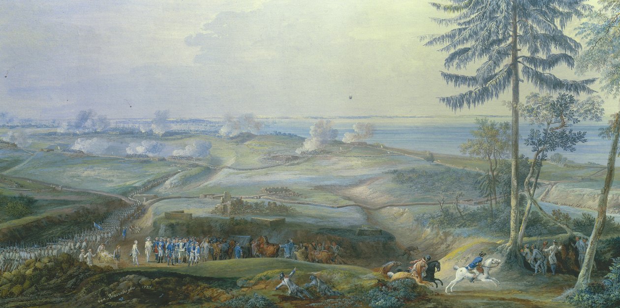 Die Belagerung von Yorktown vom 6. bis 19. Oktober von Louis Nicolas van Blarenberghe