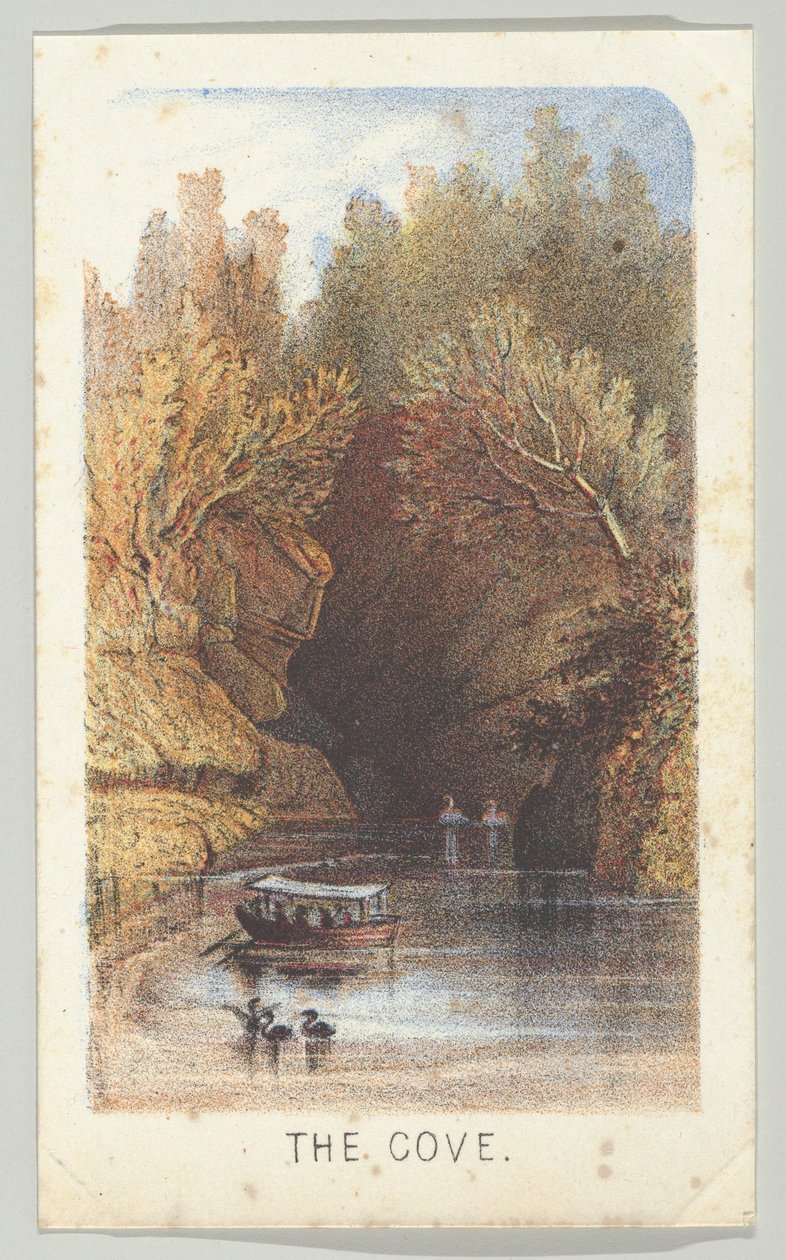 Die Bucht, aus der Serie, Ansichten im Central Park, New York, Teil 3, 1864 von Louis Prang