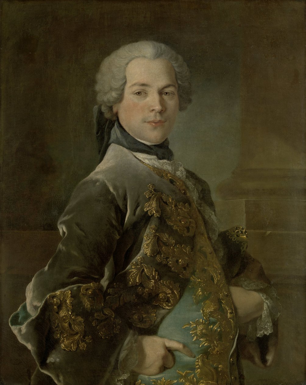 Porträt von Isaac van Rijneveld von Louis Tocqué