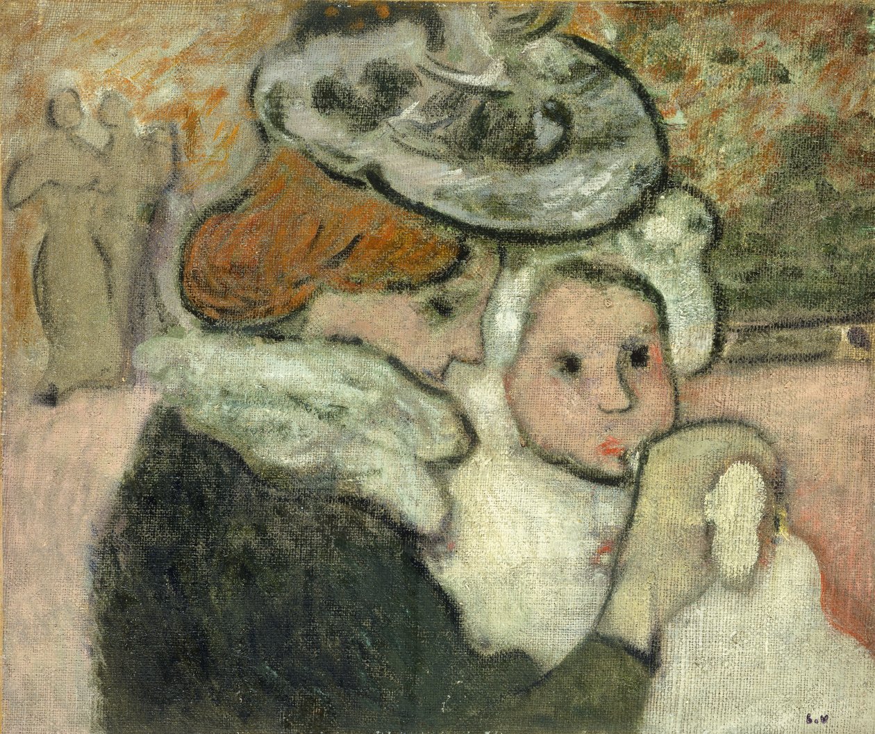 Mutter und Kind (Mme Valtat und ihr Sohn Jean) von Louis Valtat