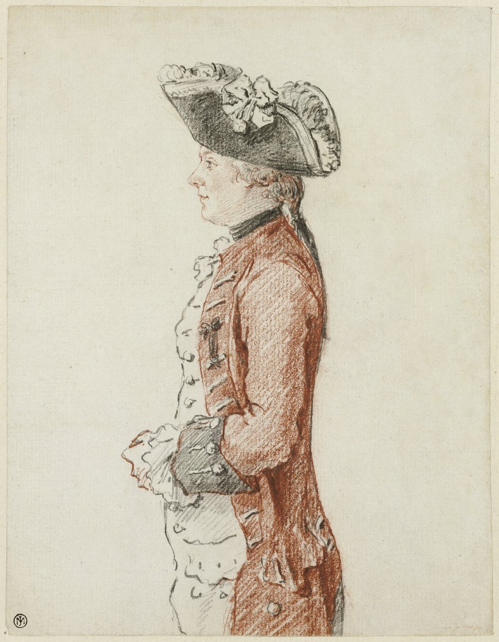 Porträt des Chevalier de Lézay von Louis de Carmontelle