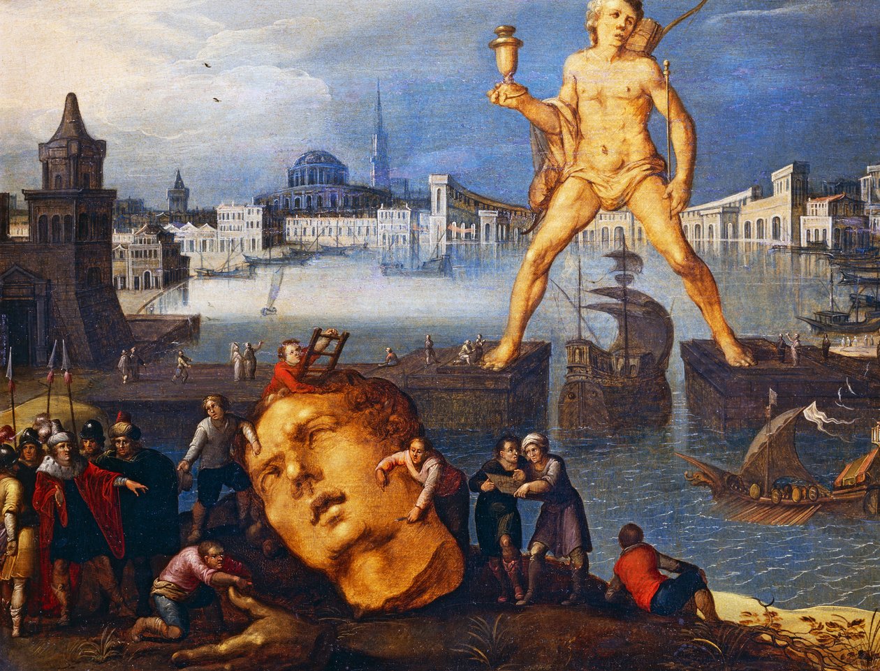 Der Koloss von Rhodos von Louis de Caulery