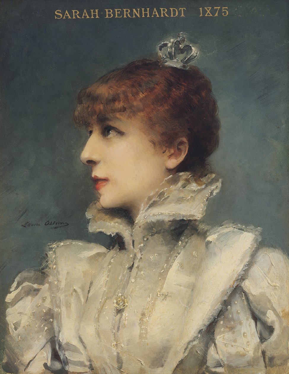 Sarah Bernhardt (1844-1923) von Louise Abbéma