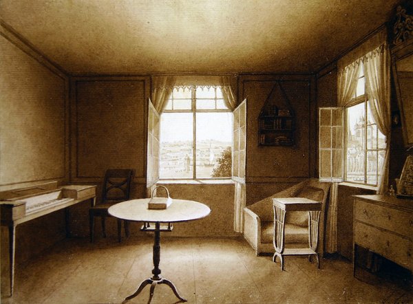 Innenansicht des Hauses des Künstlers von Louise Cochelet