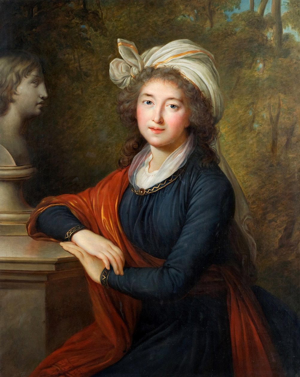 Porträt von Prinzessin Elzbieta Izabela Lubomirska, geborene Gräfin Czartoryska 1736-1816, 1793 von Elisabeth Louise Vigee-Lebrun
