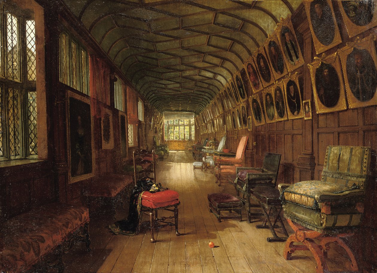 Die Brown-Galerie, Knole, Kent von Louise Ingram Rayner