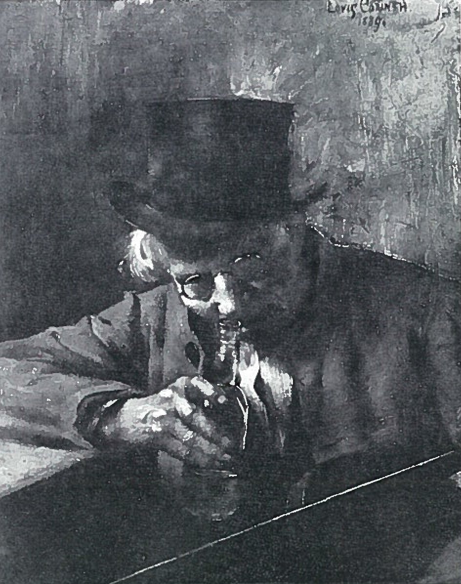 Der alte Trinker von Lovis Corinth