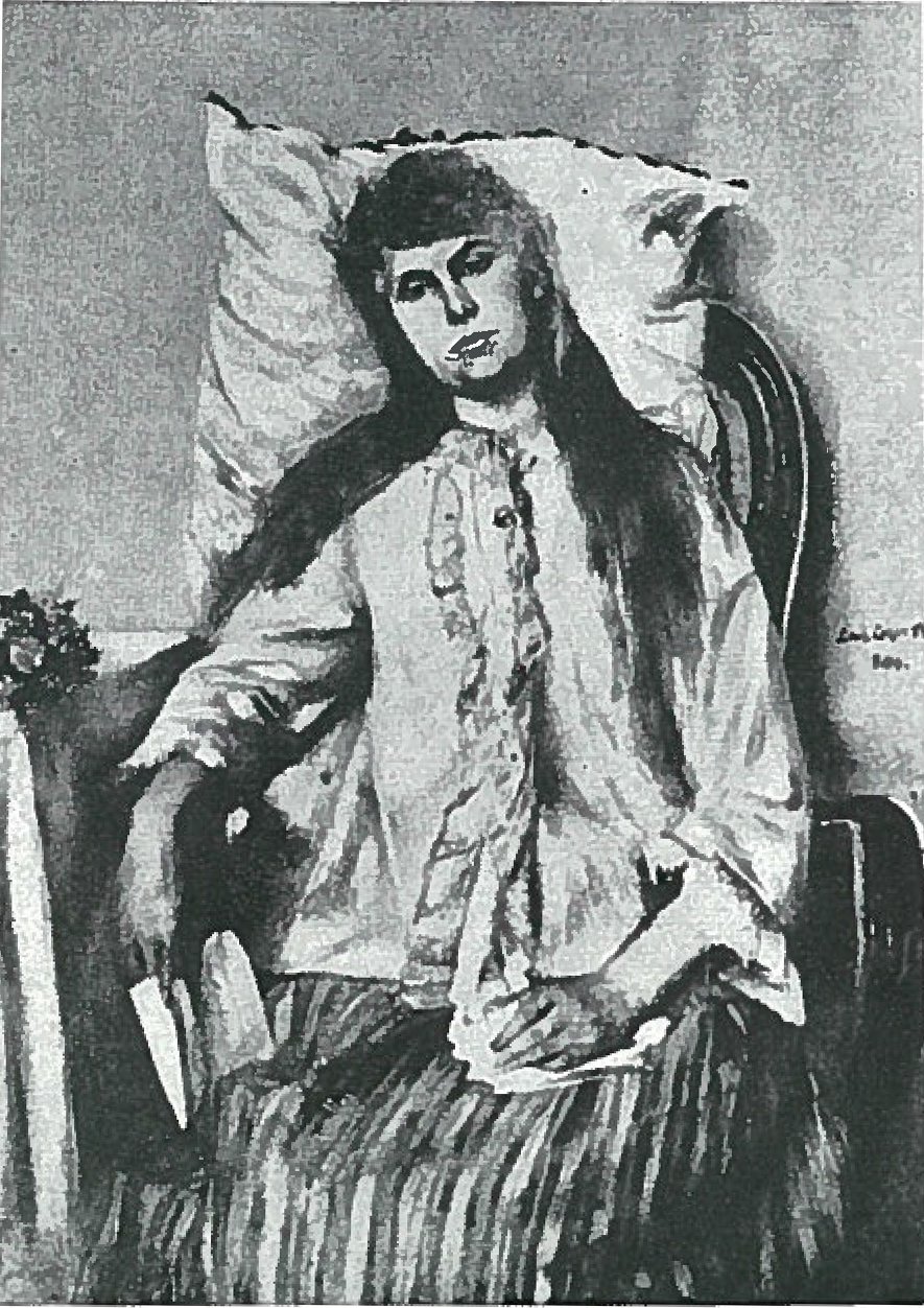 Genesendes Mädchen von Lovis Corinth