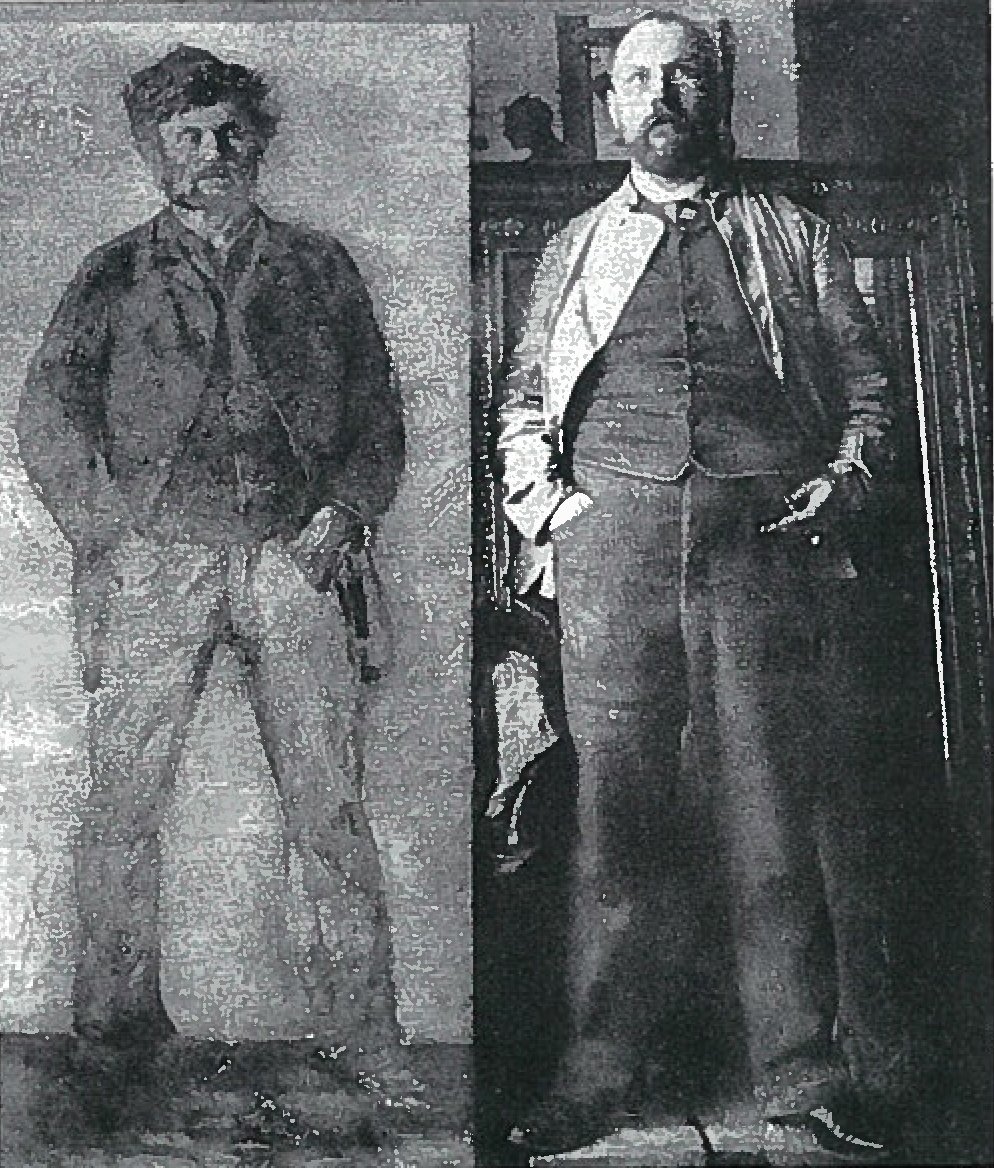 Porträt eines jungen Mannes (rekonstruiert nach einer Atelierfotografie von 1889) von Lovis Corinth