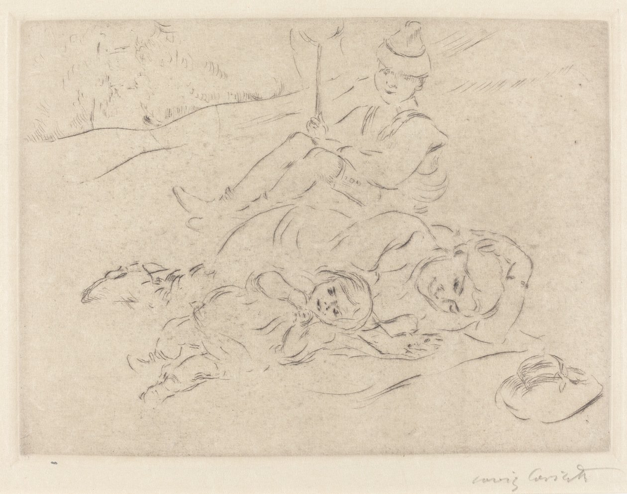 Auf dem Land von Lovis Corinth