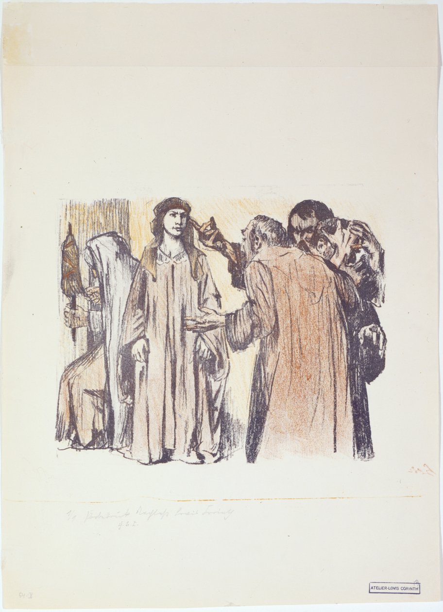 Chambri und Charmi bei Judith zu Hause von Lovis Corinth