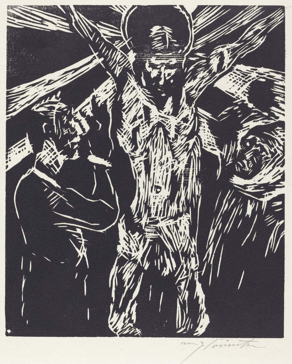 Christus am Kreuz von Lovis Corinth