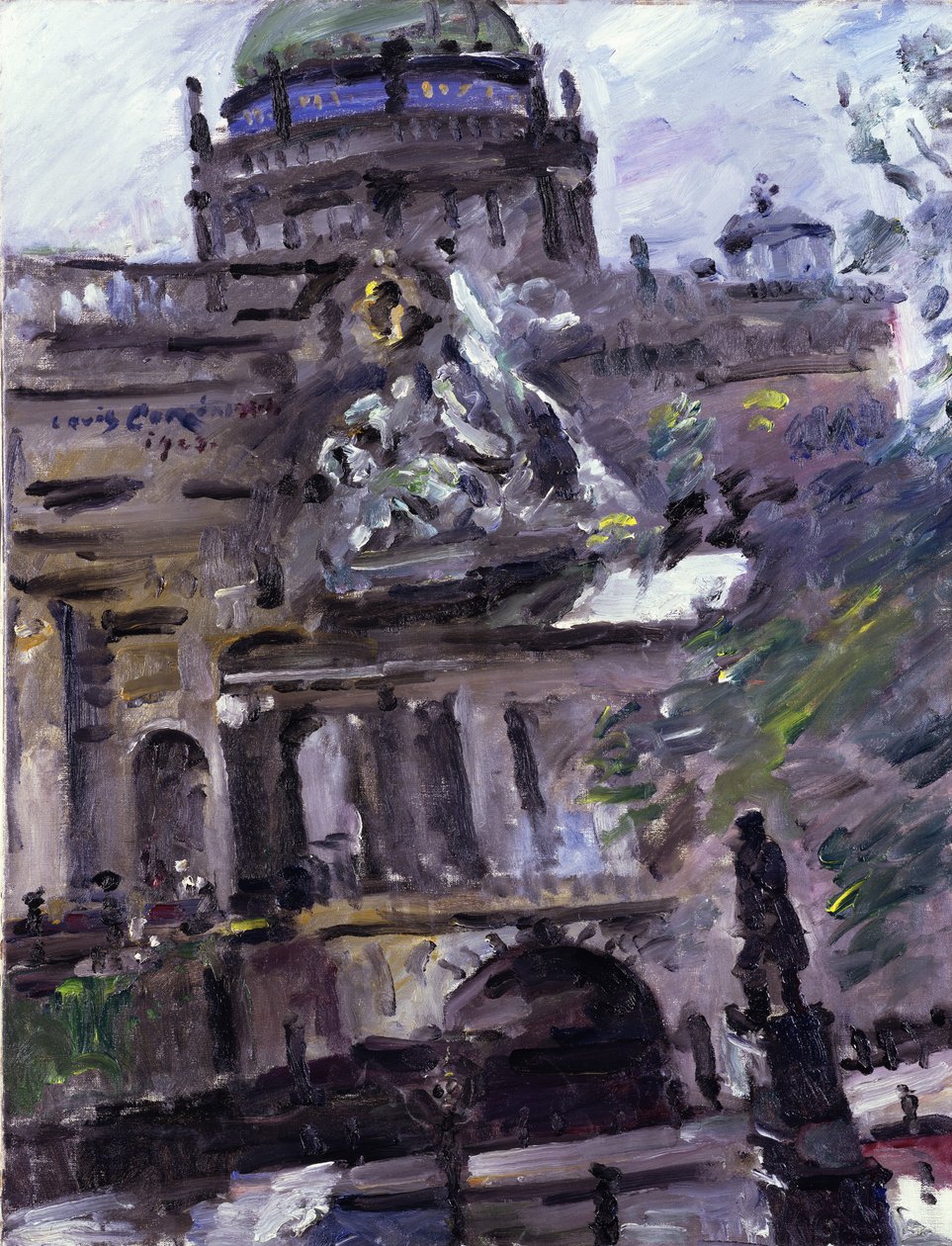 Das Berliner Schloss von der Darmstädter Bank aus von Lovis Corinth