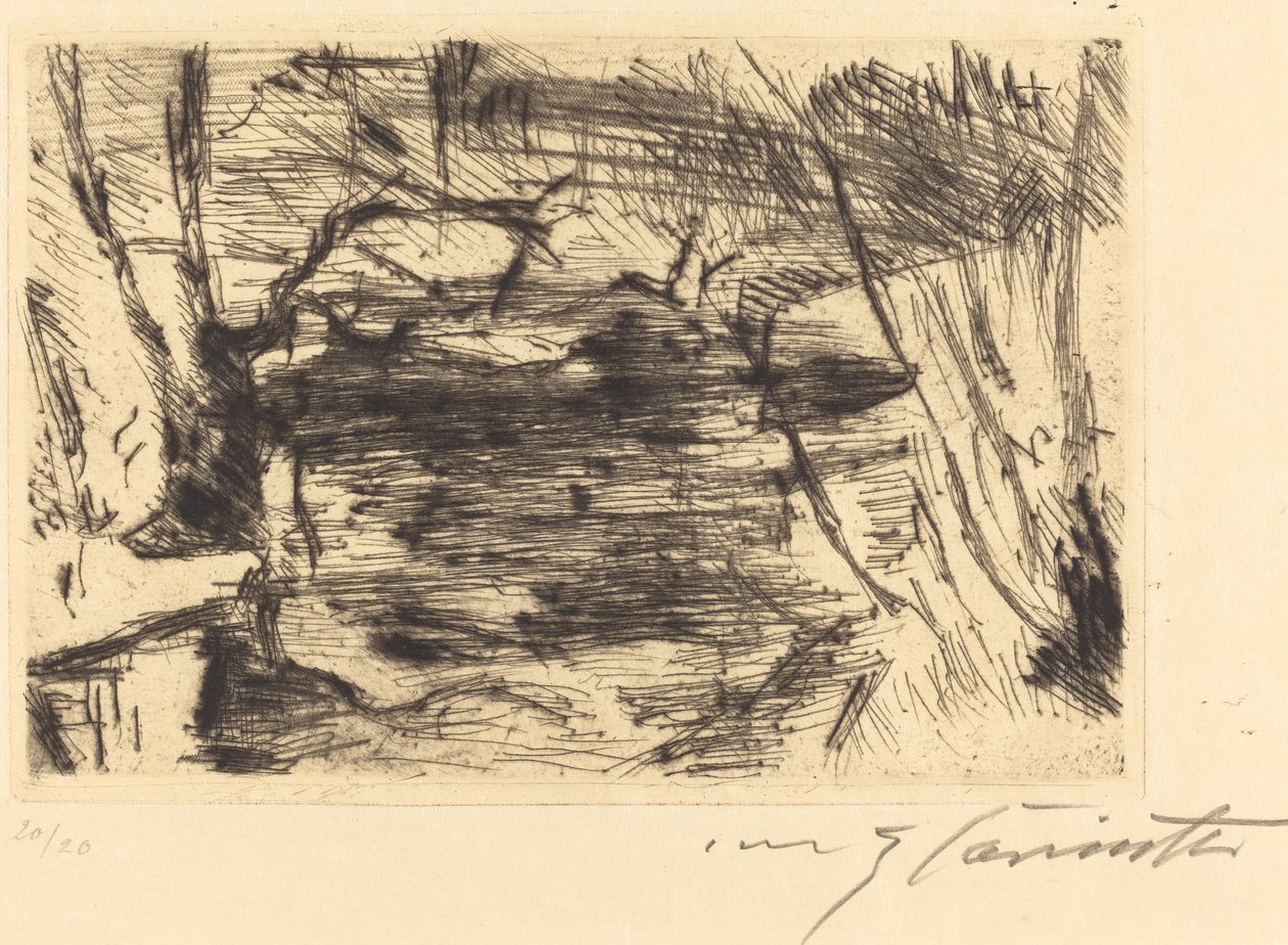 Der Neue See, 1920-1921 von Lovis Corinth