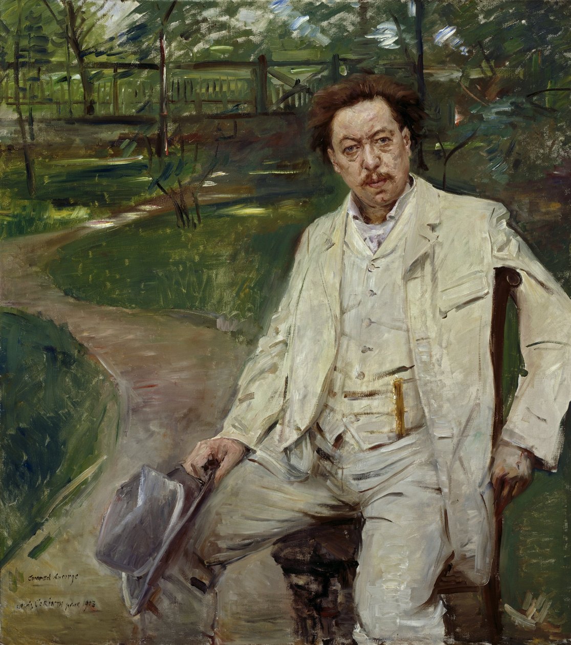 Der Pianist Conrad Ansorge von Lovis Corinth