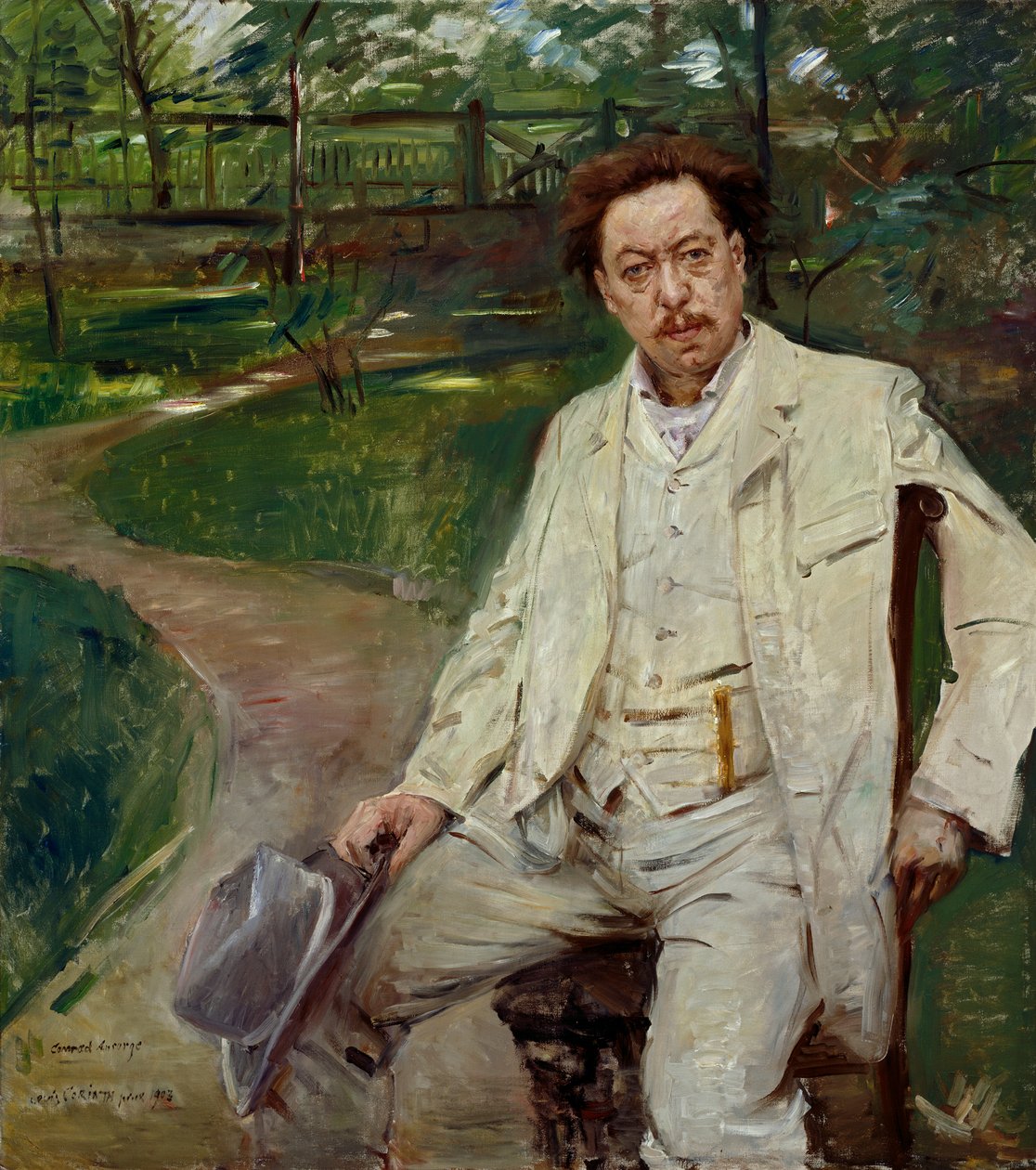 Der Pianist Conrad Ansorge von Lovis Corinth