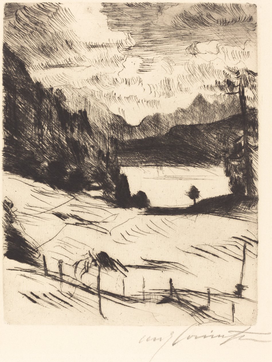Der Walchensee, 1920 von Lovis Corinth