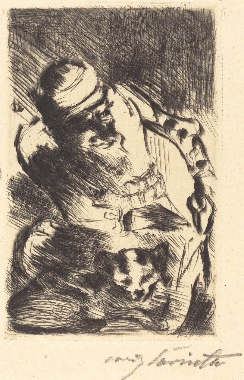 Die Katze des Propheten, 1919 von Lovis Corinth