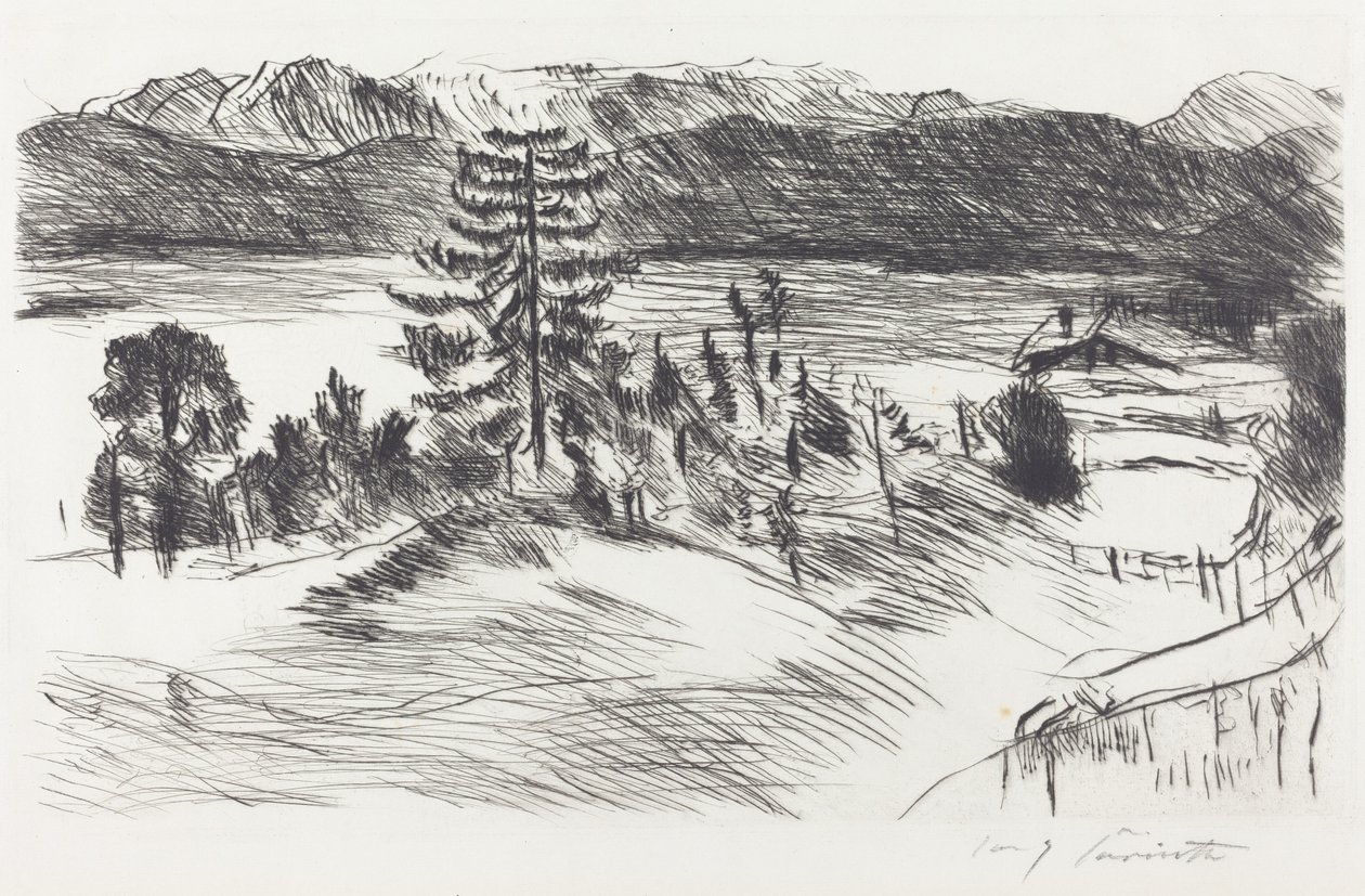 Große Walchenseelandschaft, 1923 von Lovis Corinth