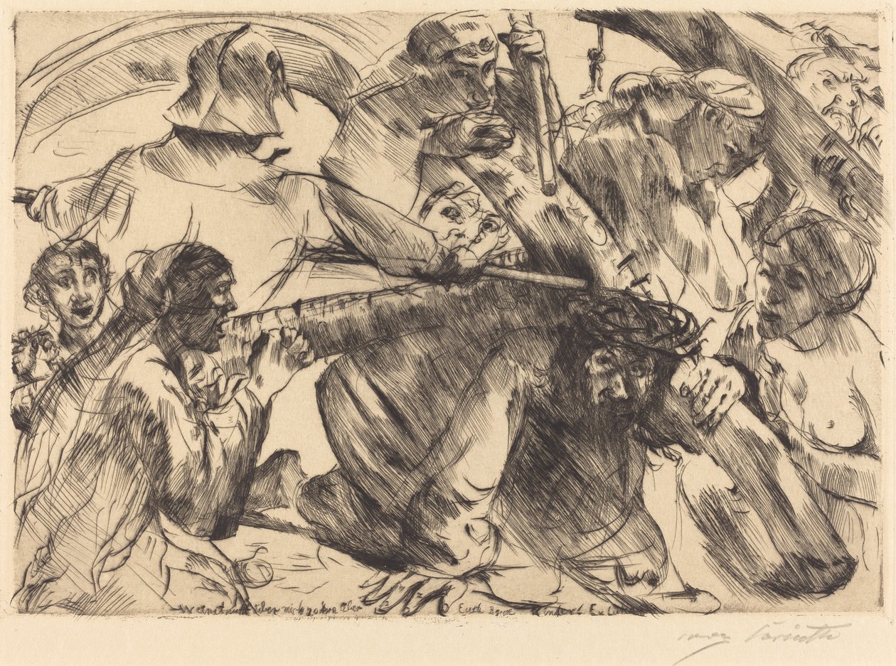 Kreuztragung, 1916 von Lovis Corinth