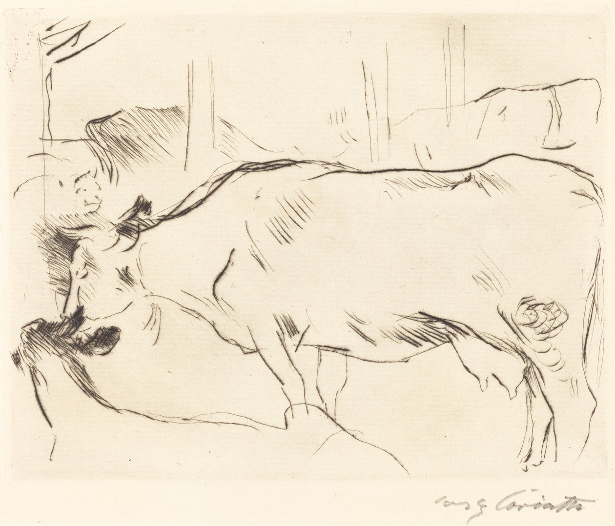 Kuhstall II von Lovis Corinth